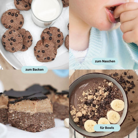 Bio Schokodrops – lower-carb* & vegan, gesüsst mit Erythrit