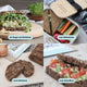 Vegane Bio Backmischung mit Gemüse, die proteinreiche, lower-carb* Brot-Alternative