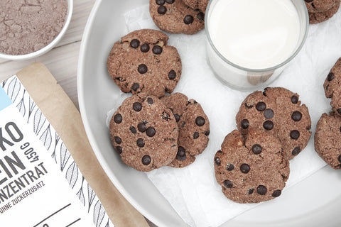 Schoko-Fitness-Plätzchen mit extra Protein