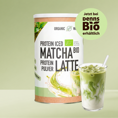 Bio Iced Matcha Latte Protein Pulver - 300 g