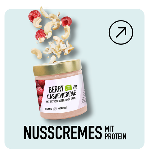Nusscremes mit Protein
