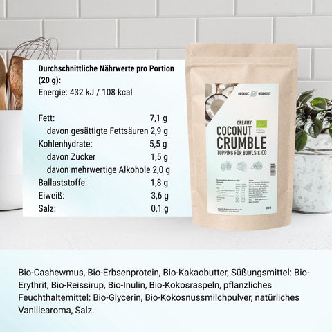 Protein-Crumble Creamy Coconut (200 g)