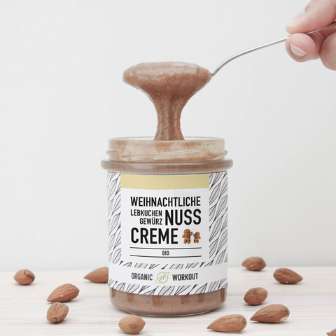 Bio Weihnachtliche Nusscreme mit Lebkuchengewürz (limitierte Sonderedition)