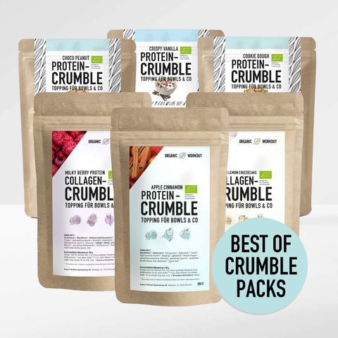 EINFÜHRUNGS-PREIS Mega Protein-Crumble Bundle (6x200g)