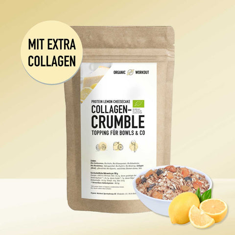 Collagen Protein-Crumble Lemon Cheesecake (200g)