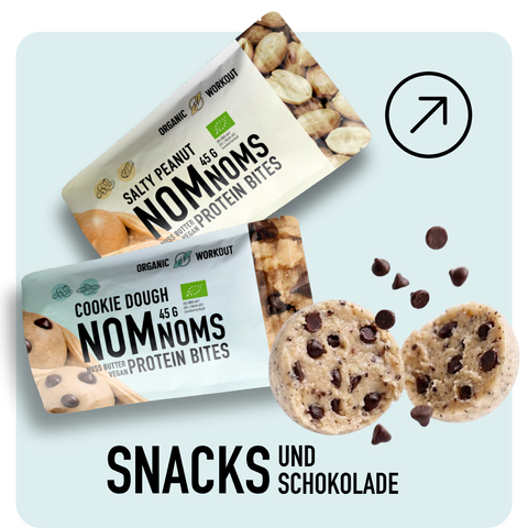 Snacks und Schokolade