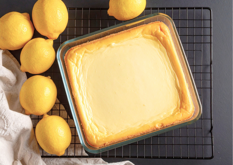 Glutenfreier high protein New York Lemon Cheesecake